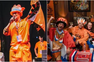 Fans garis keras Tim Belanda, aksi 5 seleb Tanah Air ini totalitas pol