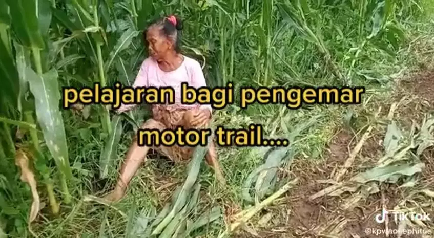 Nenek histeris TikTok Nenek histeris TikTok