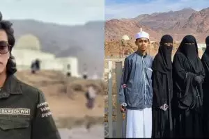 Tunaikan umrah, 11 penampilan Abidzar putra Umi Pipik ini bak roker