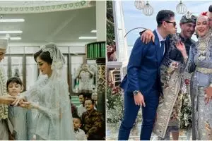 Momen 9 anak seleb dampingi orang tuanya menikah lagi, penuh haru