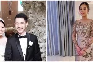 7 Potret gaun Sisca Kohl dari lamaran hingga nikah, berat capai 10 kg