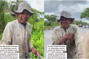 Potret pilu bapak penjual genjer, hidup memprihatinkan di tengah rawa