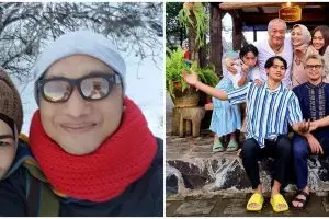 10 Tahun poligami, ini 10 potret harmonis keluarga Dik Doank