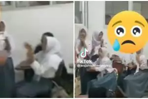 Dapat kejutan ultah dari murid, reaksi guru ini bikin auto terdiam