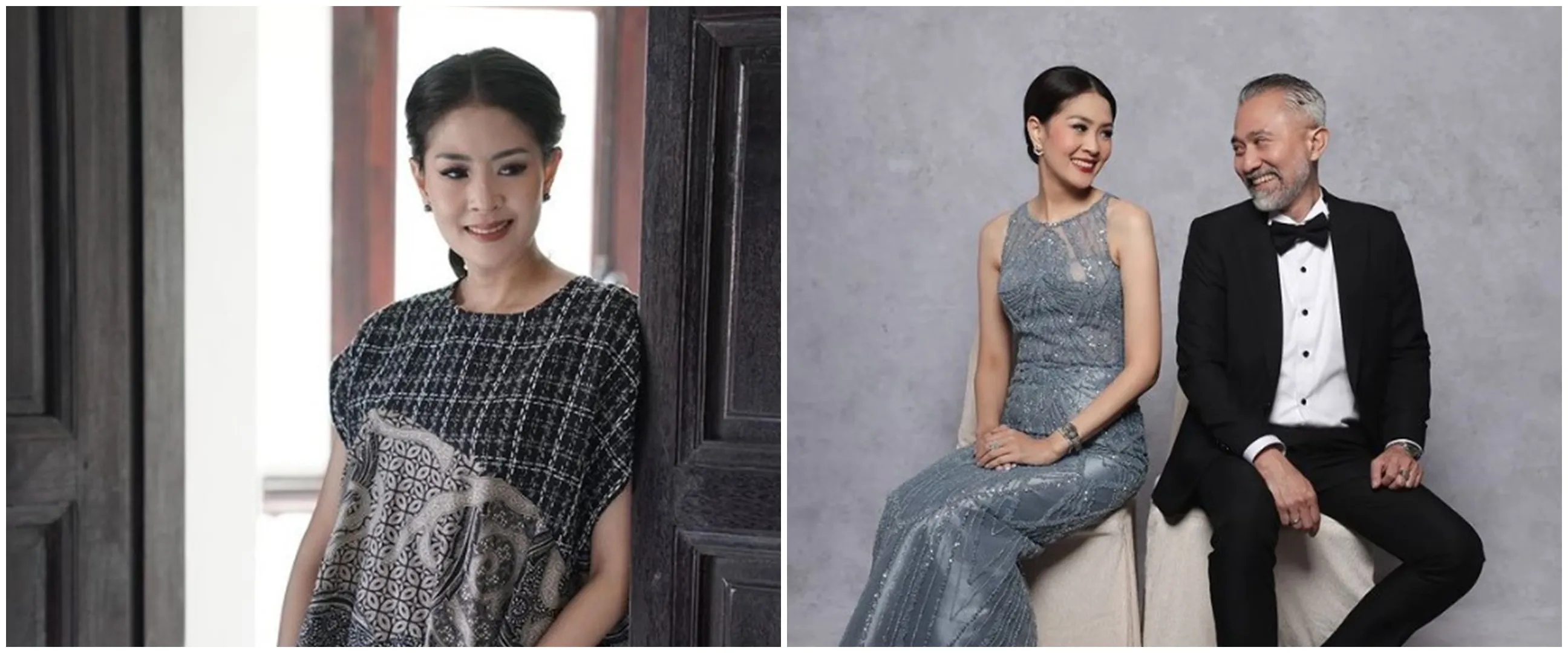 Beda 13 tahun, 11 pesona Pricillia Pullunggono istri Lukman Sardi