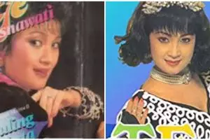 Usia 59 masih awet muda, 11 potret Itje Trisnawati pedangdut era 90-an