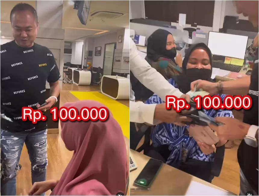 Pengusaha ini razia dompet pegawai © 2022 Instagram 