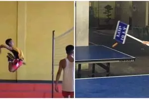 11 Momen lucu orang ikut pertandingan, tingkahnya ada-ada aja