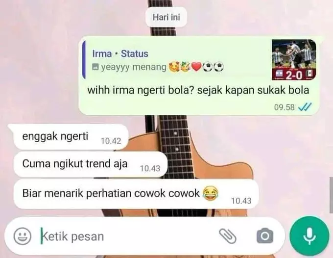 chat niatnya modus ada aja deh © berbagai sumber