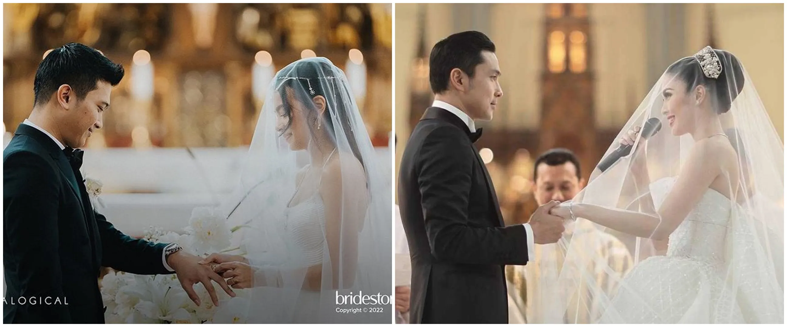 Sakralnya pemberkatan nikah 11 seleb di gereja, Sisca Kohl penuh haru