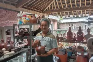 Supoyo, perajin gerabah klipoh warisan turun temurun Kerajaan Medang