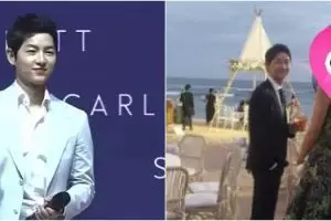 9 Momen Song Joong-ki hadiri kondangan di Bali, bikin penggemar takjub