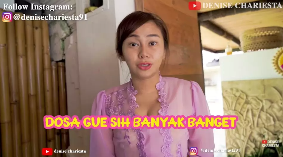 Denise Chariesta melukat YouTube Denise Chariesta melukat YouTube