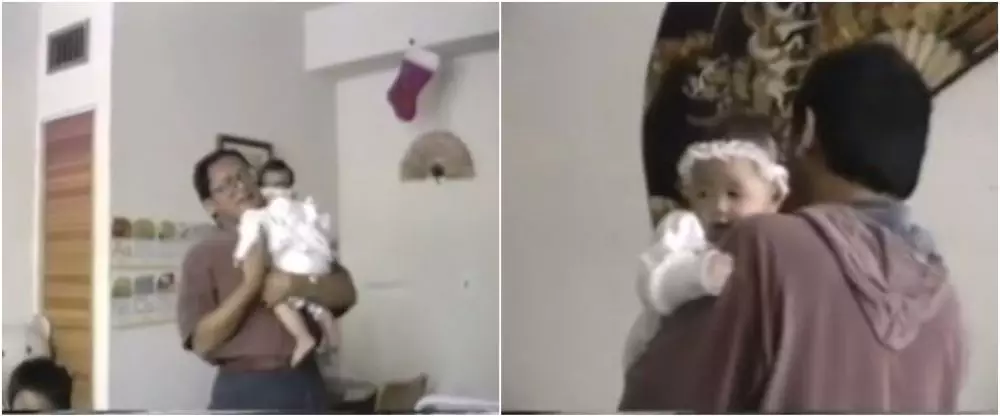 foto masa muda mendiang ayah erina mirip kaesang © instagram