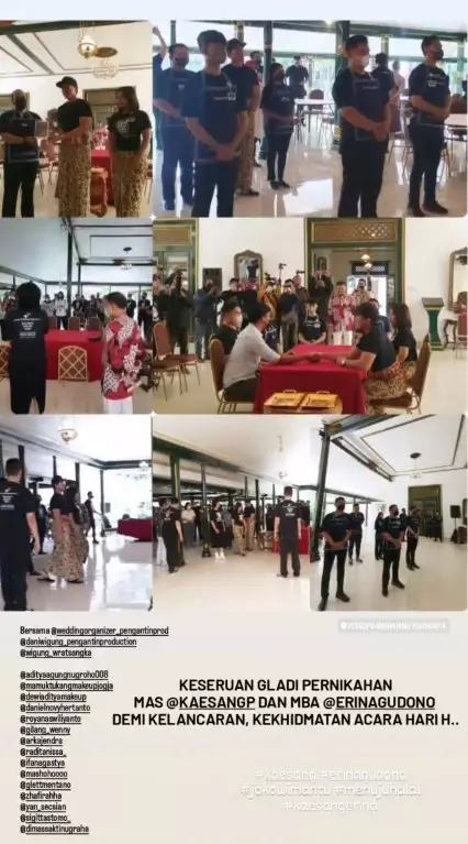 Jan Ethes dan Sedah jadi pembawa cincin © Instagram