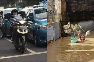 11 Tingkah lucu warga Indonesia kelewat santuy ini aksinya suka bikin sulit tahan tawa