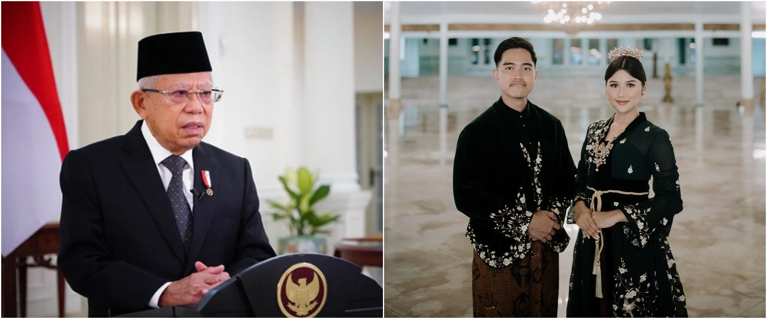 Wakil Presiden Ma'ruf Amin dan 2 menteri dapat tugas ini di pernikahan Kaesang dan Erina Gudono