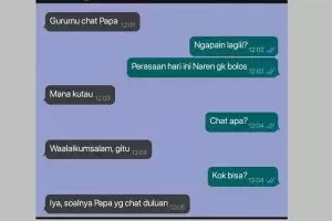 11 Chat bapak dan anak saling curhat, kelihatannya udah bestie banget nih