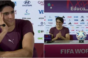 Bukan beri pertanyaan, jurnalis ini beri pernyataan emosional usai kemenangan Maroko atas Spanyol