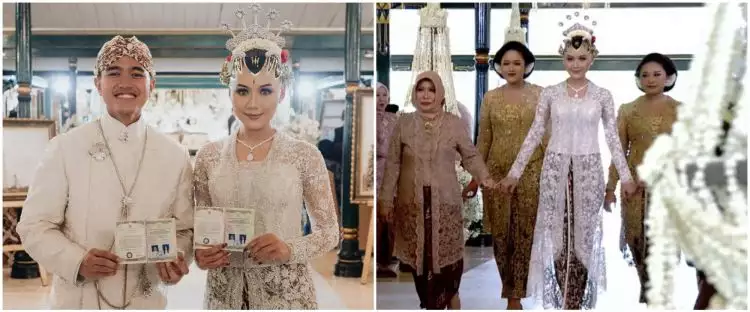 Memesona berbalut busana Jawa, 11 detail penampilan Erina Gudono saat akad nikah