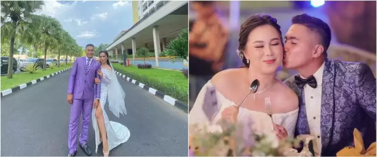 11 Momen pernikahan Aprilio Manganang dan Claudya, digelar outdoor
