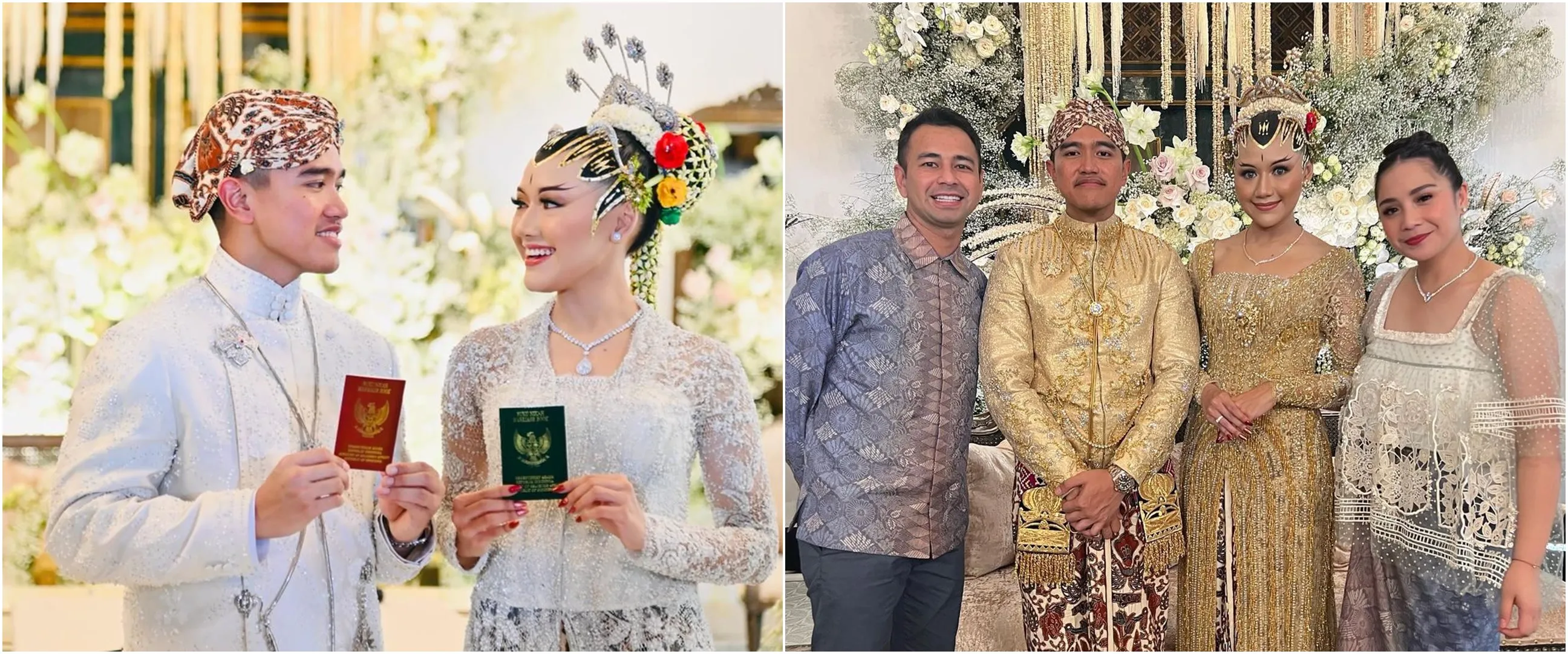 Sempat dihujat karena busana, ini 9 penampilan Nagita Slavina di pernikahan Kaesang-Erina