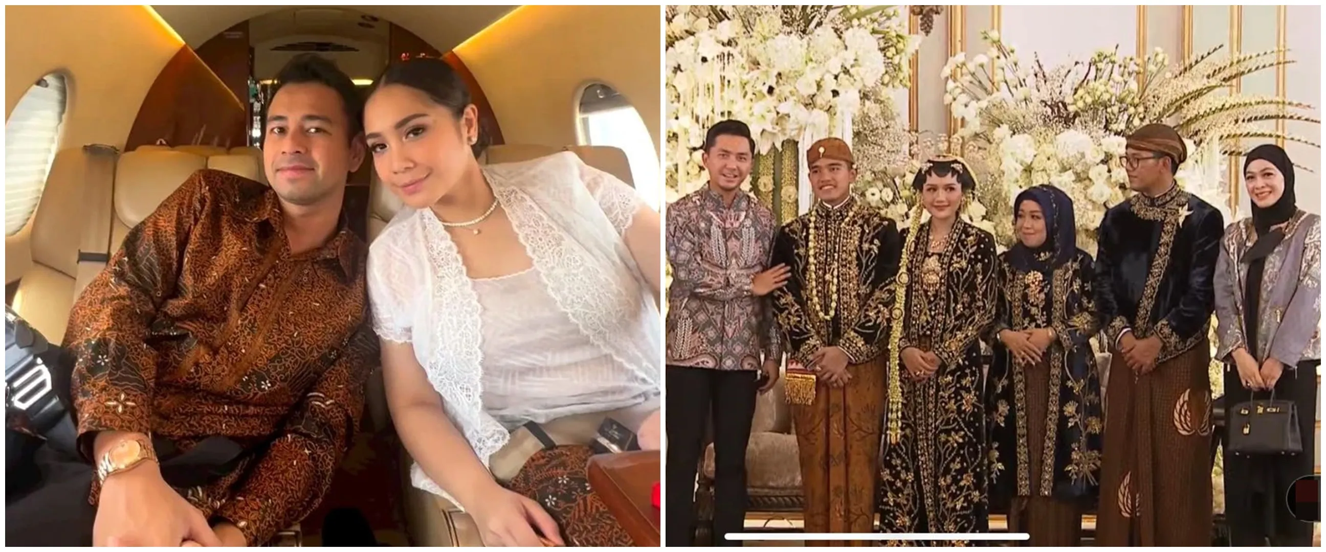 Gaya 11 pesohor hadiri resepsi pernikahan Kaesang-Erina, ada yang rela naik mobil Jakarta-Solo