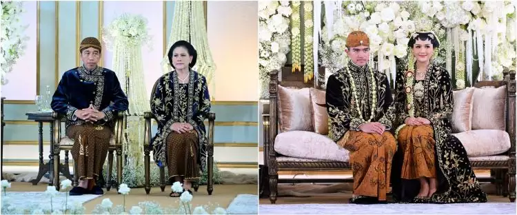 Momen heboh Iriana Jokowi bertemu para teman di nikahan anak, Kaesang beri komentar kocak