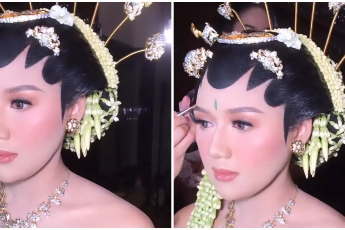 Makeup artist ini unggah proses makeup Erina Gudono, tampak flawless dan memesona