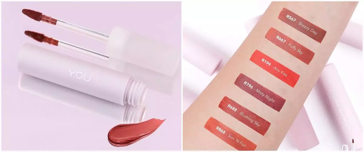 Bibir sehat & lembab, ini rekomendasi Lip Tint Matte Finish dari YOU Cloud Touch Fixing Lip Tint
