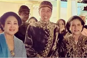 7 Potret Titiek Soeharto di ngunduh mantu Kaesang-Erina, tampil ayu hingga dipuji awet muda