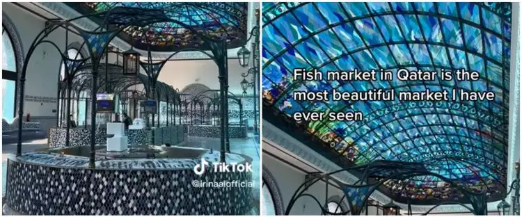 Mewahnya pasar ikan di Qatar, nggak becek dan bangunannya bak hotel bintang lima