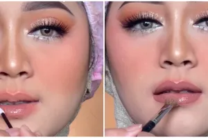 MUA ini bagikan tutorial ombre lips pakai matte lipstik, bibir tetap lembut dan antikering