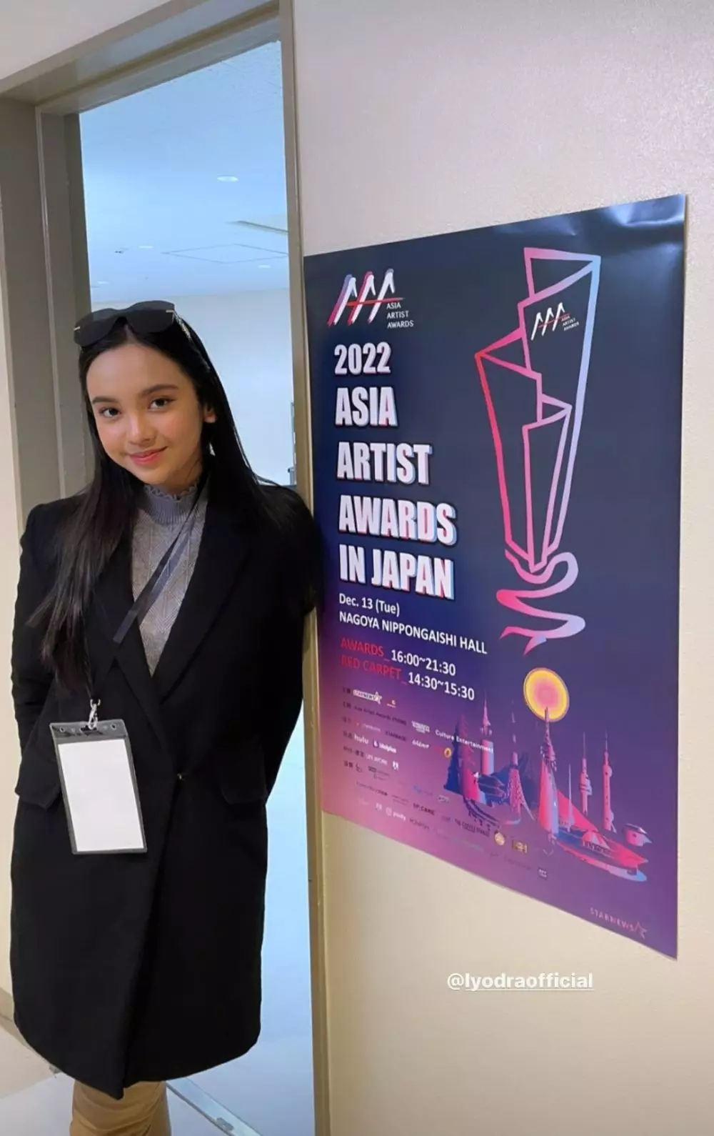 Lyodra tampil di Asia Artis Awards © berbagai sumber