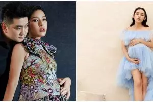 9 Momen istri Chef Arnold melahirkan putra kedua, nama sang anak unik