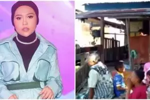 Berasal dari keluarga sederhana di kampung, potret gubuk berdinding kayu 6 jebolan kompetisi dangdut