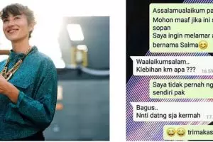 Biar dapat restu, 11 chat lucu dengan calon mertua ini bikin senyum tipis
