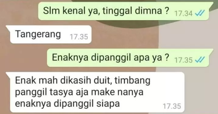 11 Chat kocak orang saat ajak kenalan ini bikin ngakak, ada-ada aja