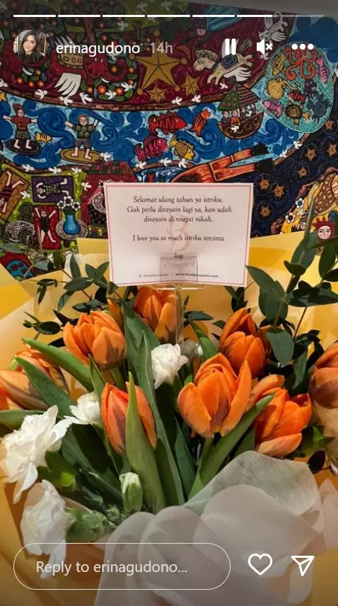 Kaesang beri kejutan di ulang tahun Erina © 2022 Instagram 