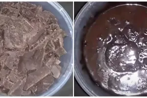 Cara mudah melelehkan cokelat batangan tanpa kompor dan air panas