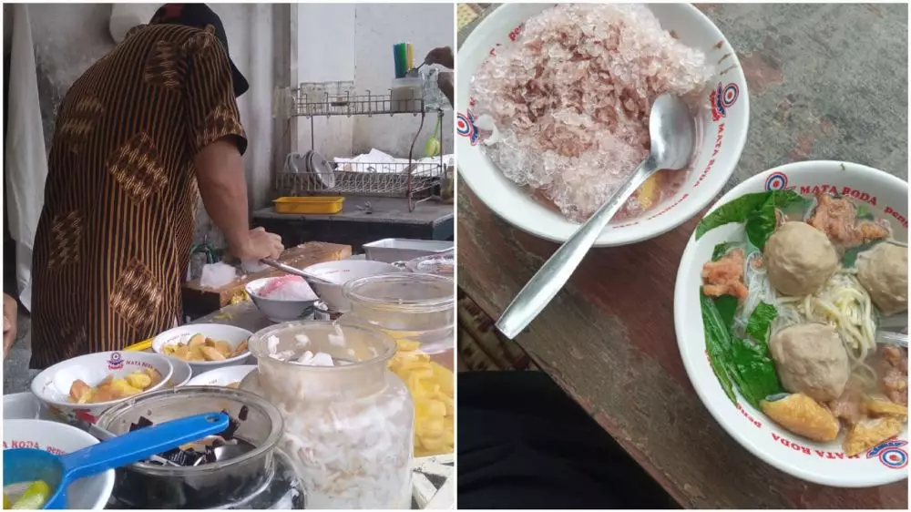 Kuliner legendaris sejak 1973, Bakso dan Es Buah PK ini bikin ngiler © 2022 brilio.net