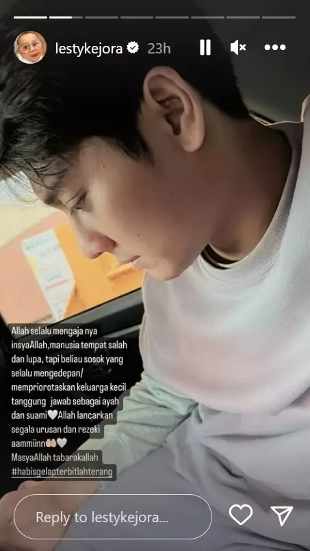 Lesty tepis isu buruk tentang Bilar © 2022 Instagram  Lesty tepis isu buruk tentang Bilar © 2022 Instagram