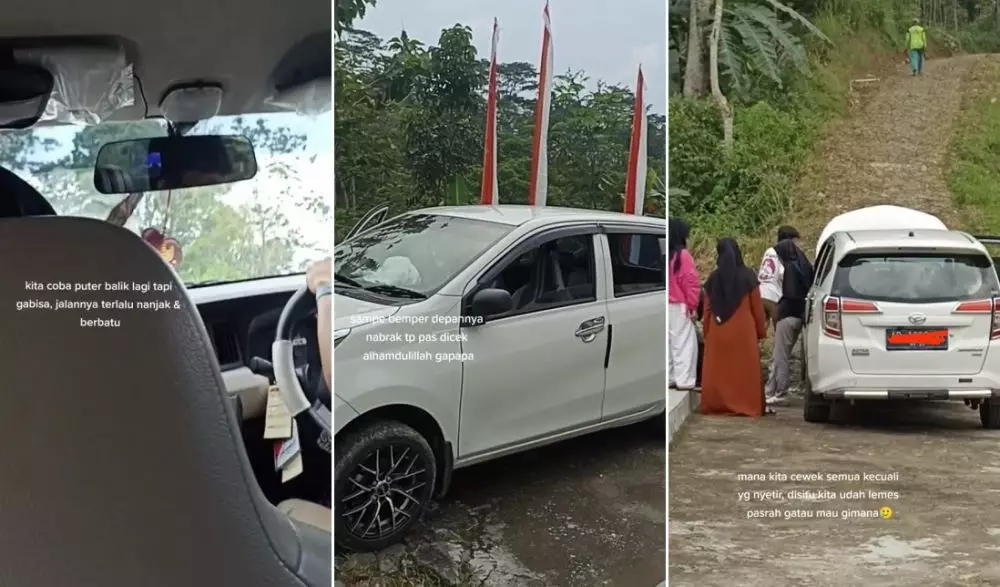 Kesasar di tawangmangu © TikTok Kesasar di tawangmangu © TikTok