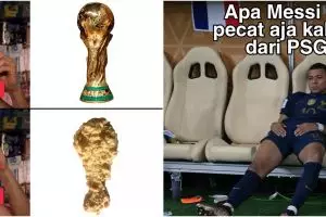 11 Meme lucu Mbappe gagal juara Piala Dunia 2022 ini bikin senyum tipis