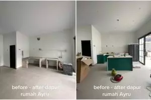 Bermodal foto di internet, 7 potret makeover dapur minimalis ini estetiknya bikin melongo