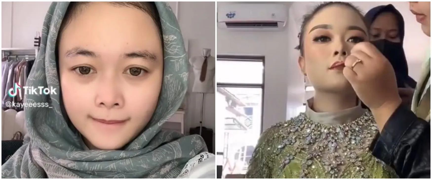 9 Transformasi Yessy 'gadis batal nikah gegara mahar' jadi manten Solo, hasilnya bikin tercengang