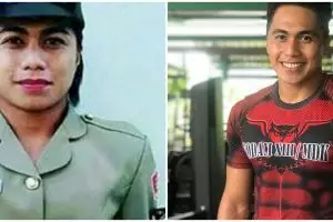 Setahun lalu sah sebagai pria kini bahagia nikah pakai jas, intip 9 transformasi Aprilio Manganang