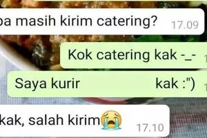 11 Momen salah kirim chat ke kurir paket ini kocak abis, bikin geleng kepala