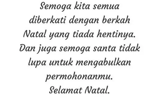 Ucapan natal 2022 © 2022 brilio.net