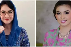 Potret masa kecil 10 seleb istri pejabat, Selvi Ananda tampil manis pakai kebaya